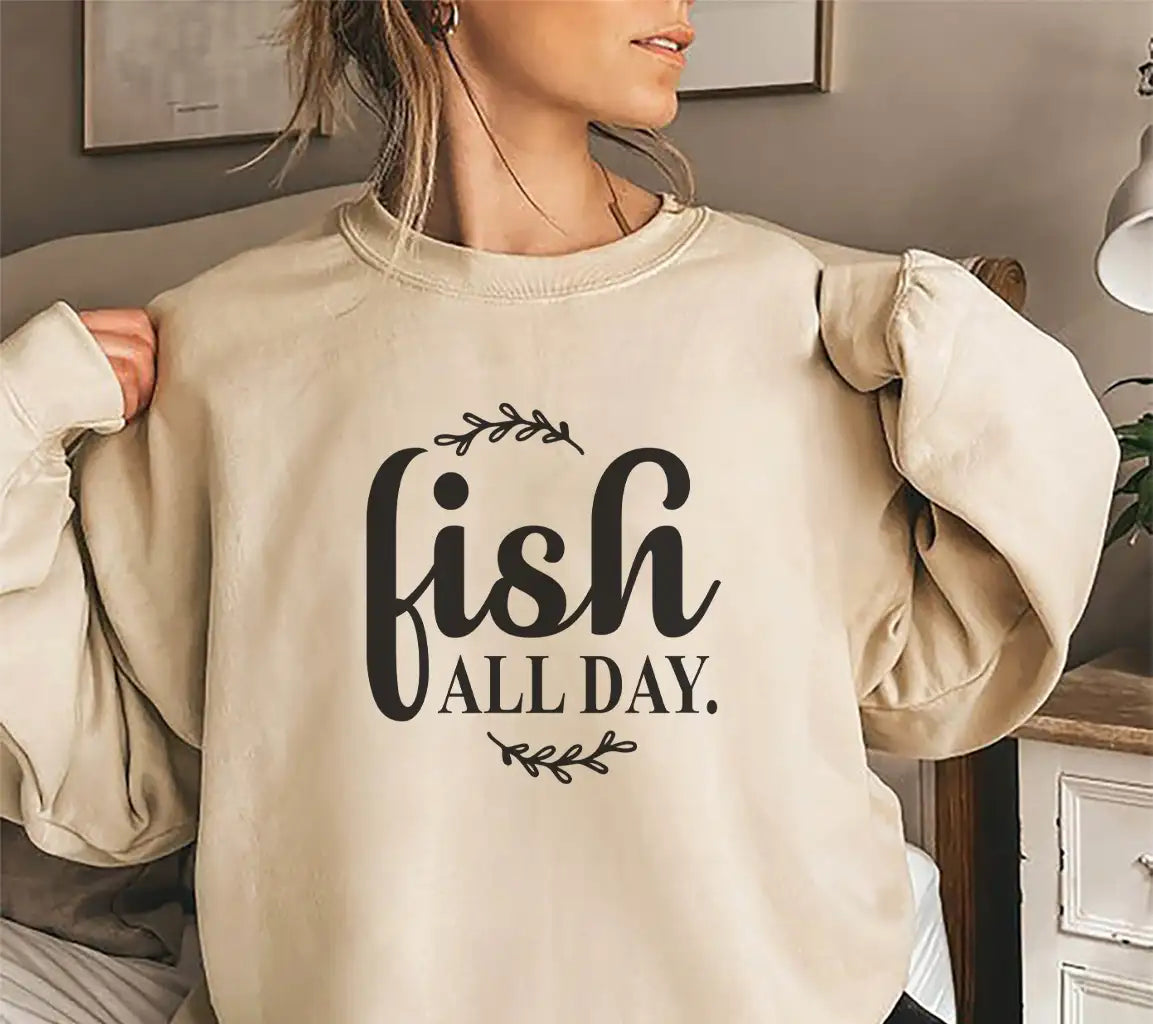 Fish All Day SVG  SVG
