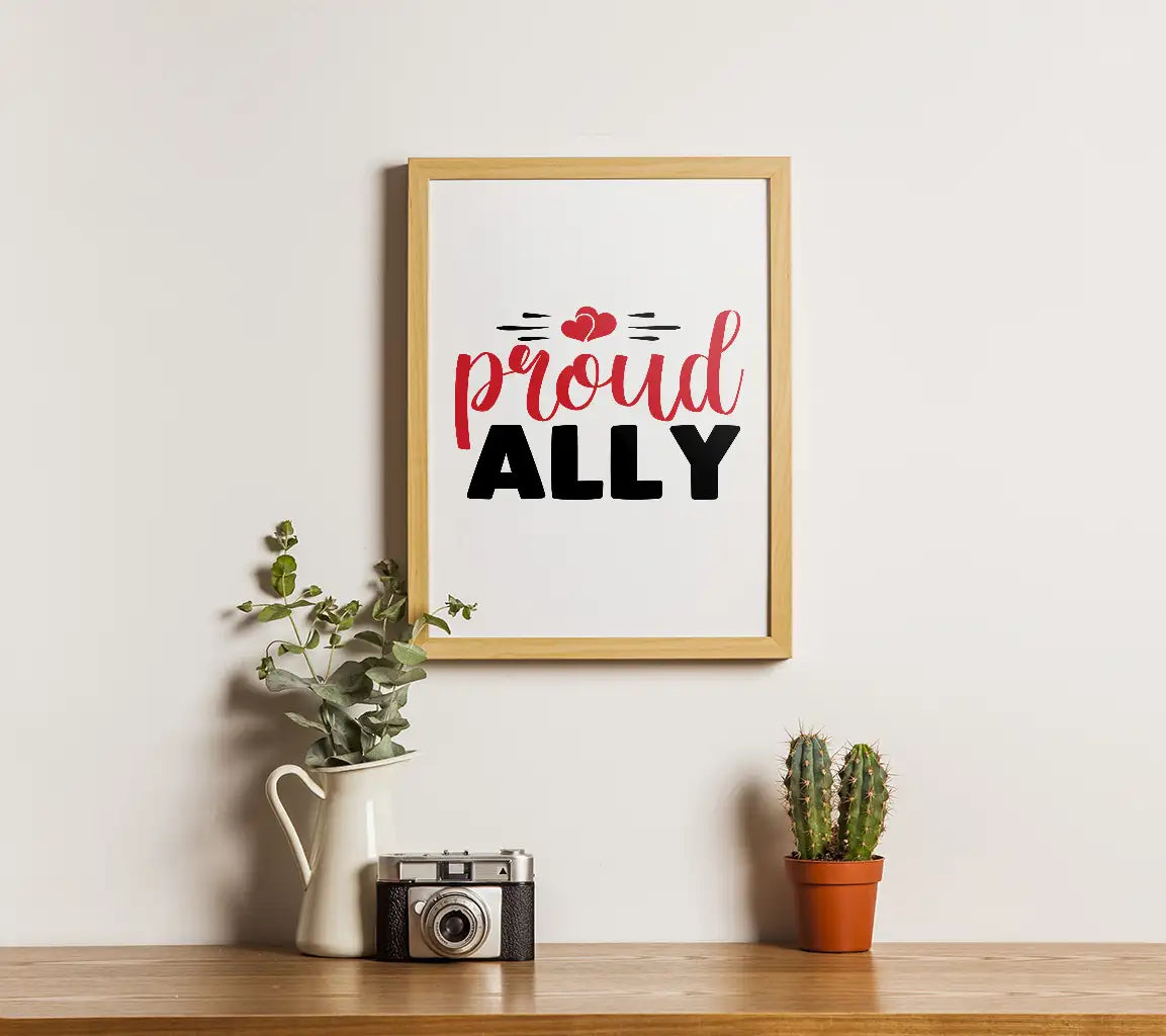 Proud Ally Heart SVG SVG
