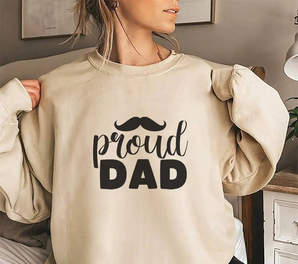 Proud Dad Mustache SVG SVG