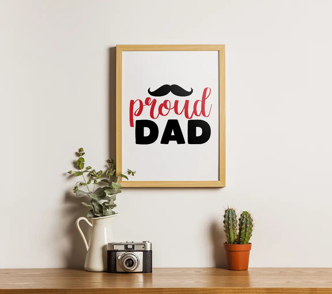 Proud Dad Mustache SVG SVG