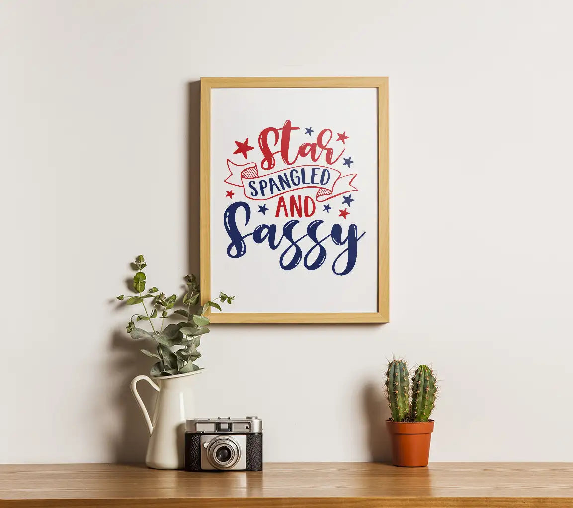 Star Spangled & Sassy SVG  SVG