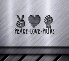 Peace Love Pride SVG  SVG