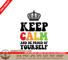 Keep Calm Pride SVG  SVG