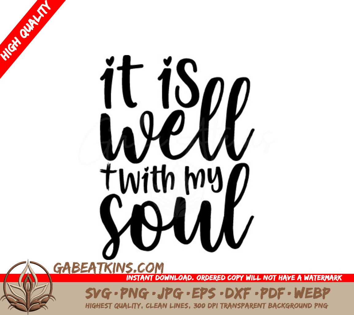 It Is Well SVG  SVG