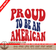 Proud American SVG  SVG