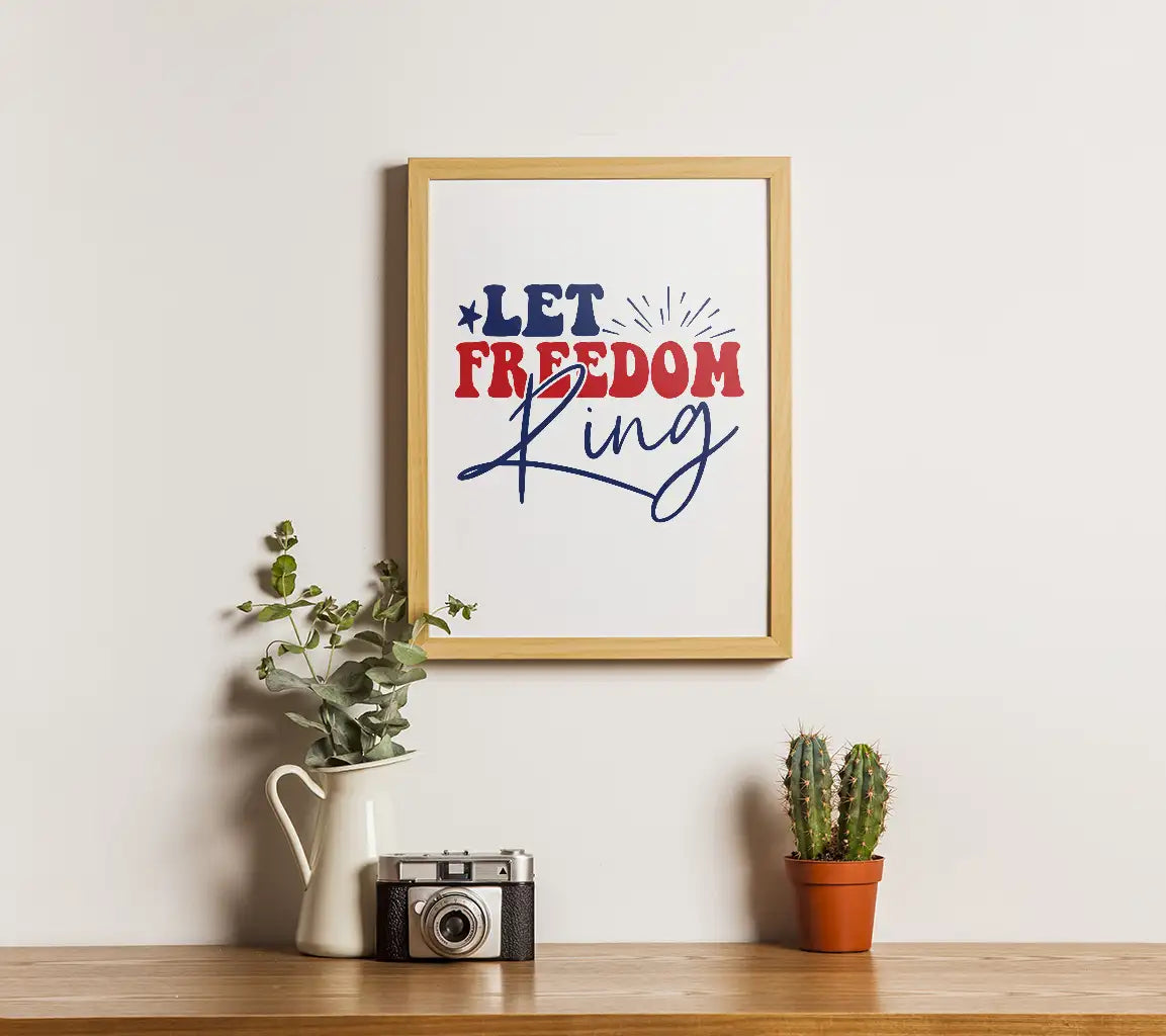 Patriotic Let Freedom Ring SVG SVG