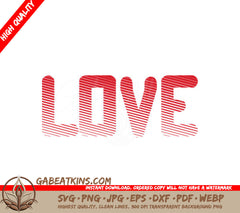 Pride Love Stripes SVG  SVG