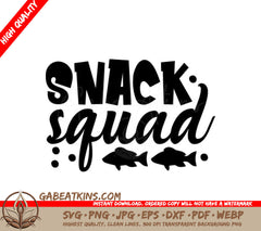  Snack Squad Fish SVG SVG