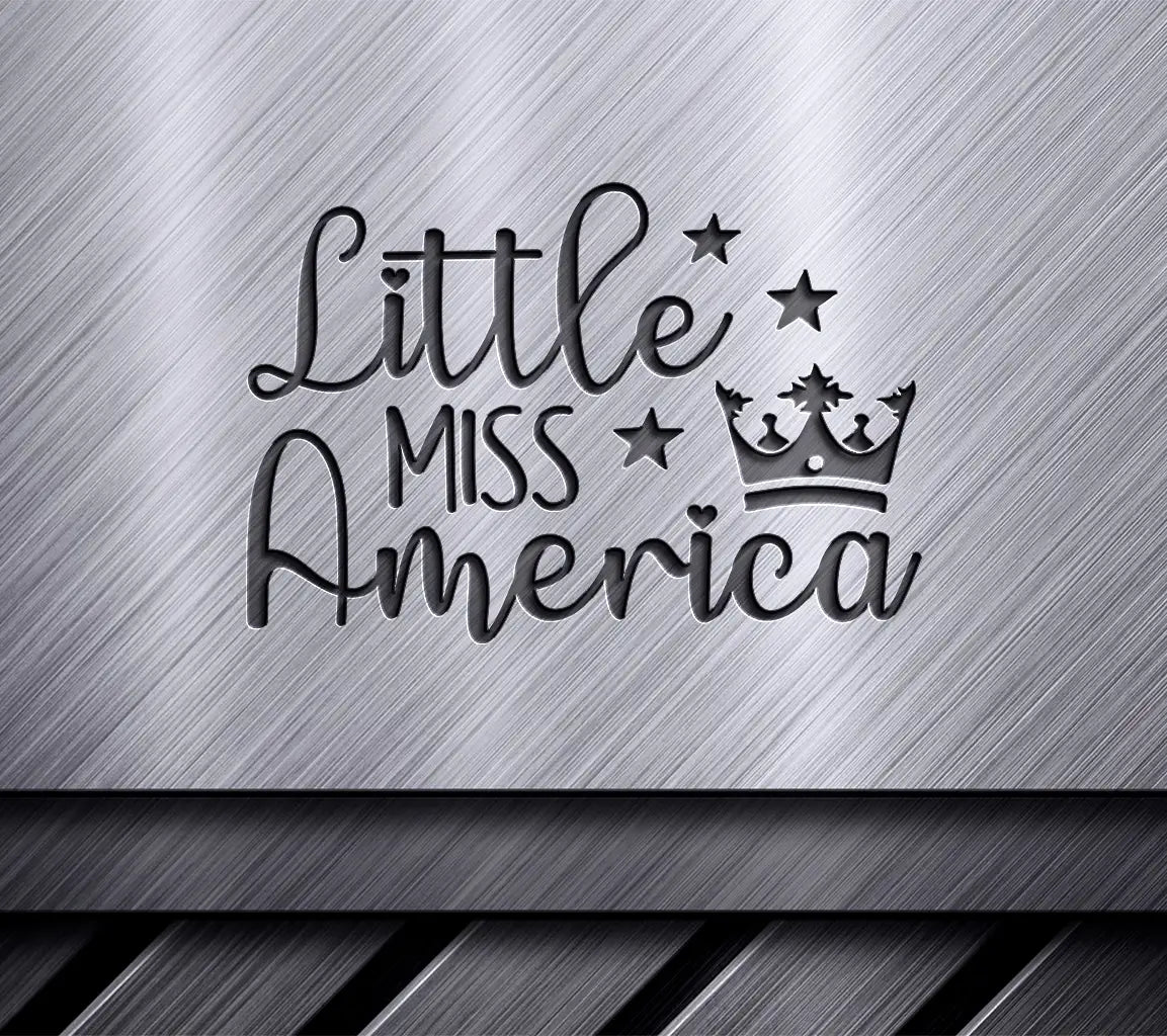 Little Miss America Crown SVG  SVG