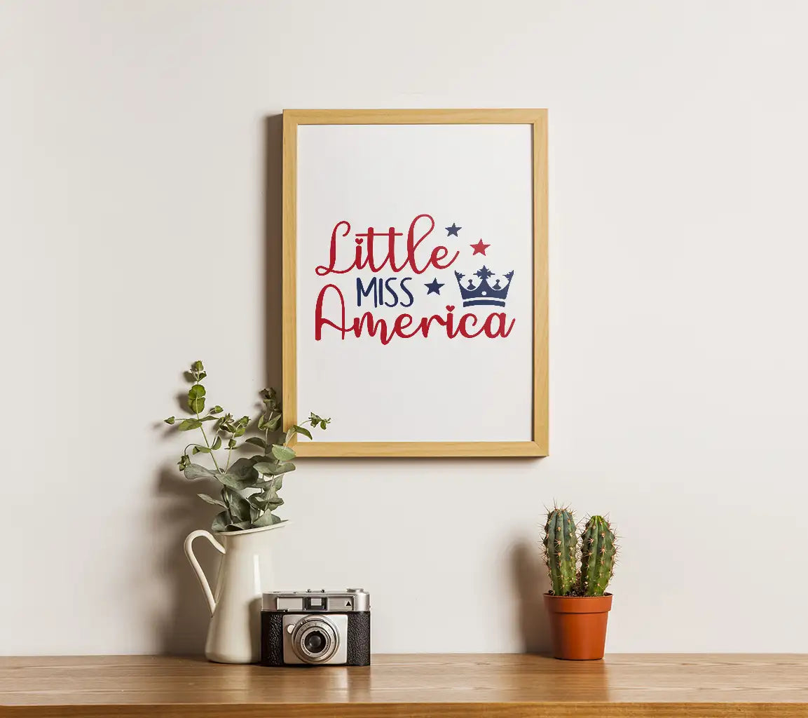 Little Miss America Crown SVG  SVG