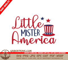 Little Mister America SVG  SVG