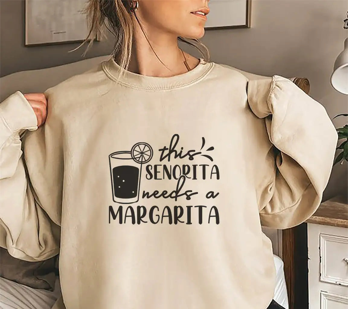 Senorita Margarita SVG Design SVG