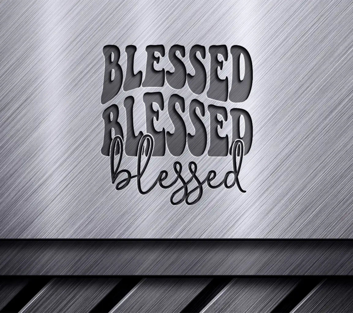Blessed Retro Christian SVG  SVG