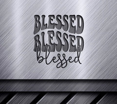 Blessed Retro Christian SVG  SVG
