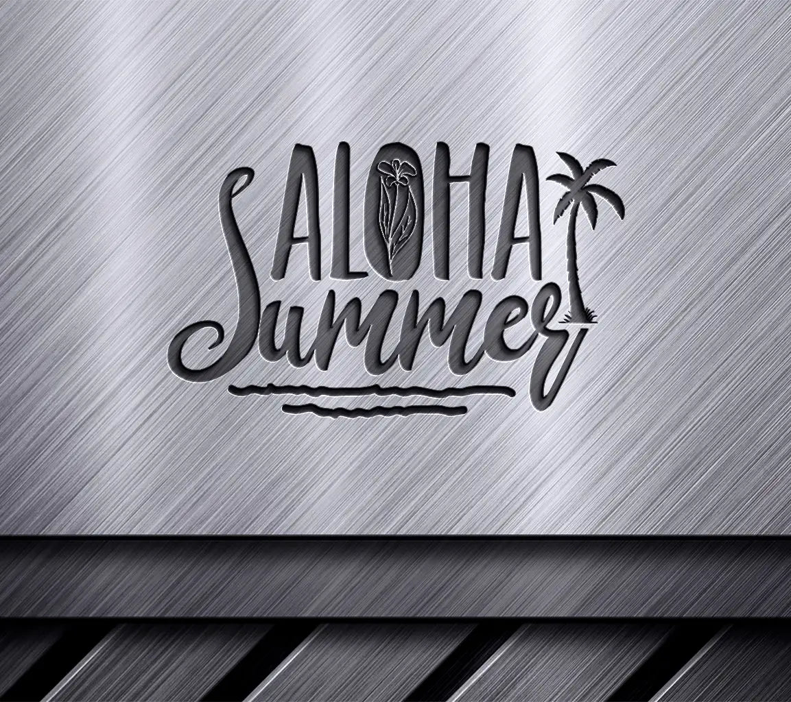 Aloha Summer Palm Tree SVG SVG
