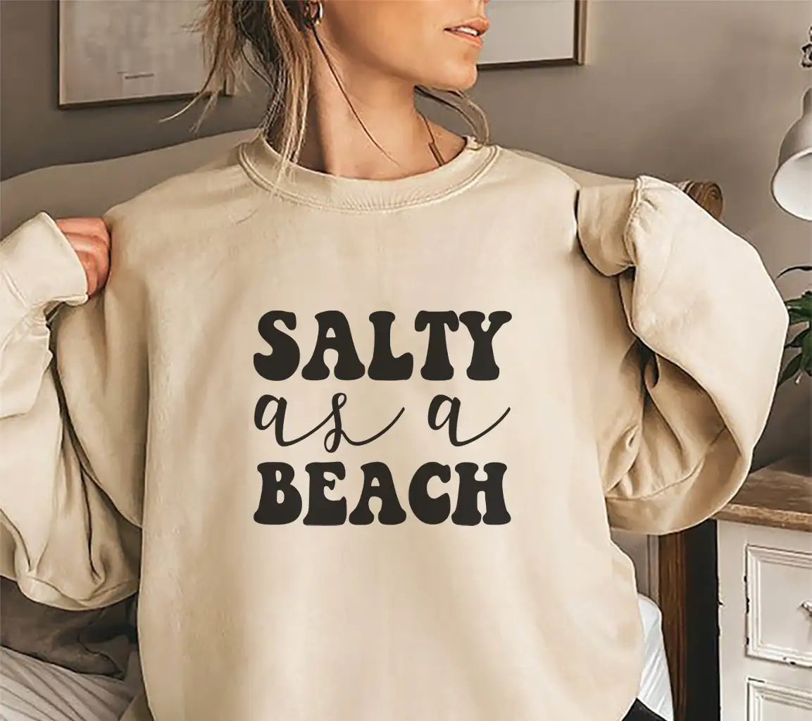 Salty Beach Silhouette SVG SVG