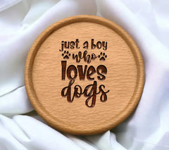 Boy Who Loves Dogs SVG  SVG
