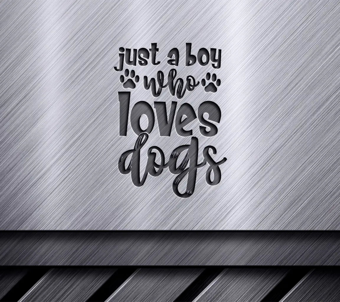 Boy Who Loves Dogs SVG  SVG