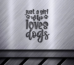 Girl Dog Lover SVG  SVG