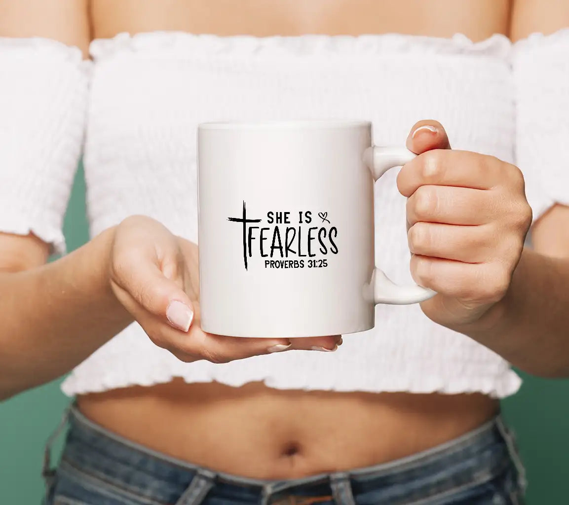 She Is Fearless Christian SVG SVG