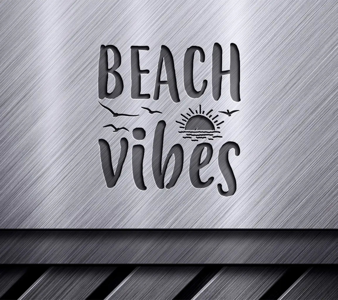 Beach Vibes Sunset SVG  SVG