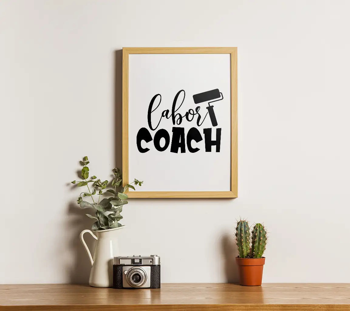 Labor Coach SVG Design SVG