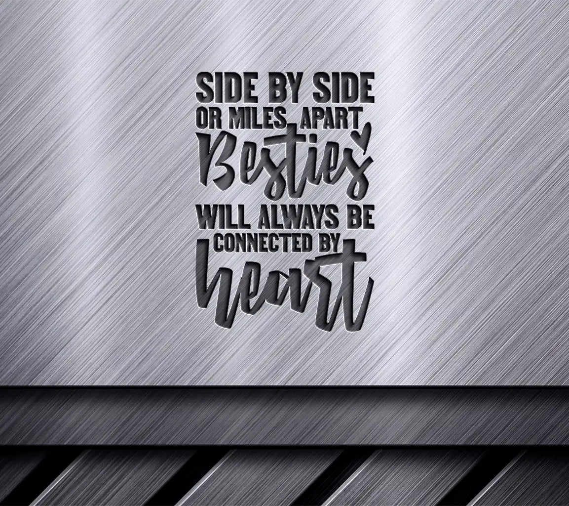 Besties Connected By Heart SVG SVG