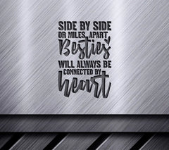 Besties Connected By Heart SVG SVG