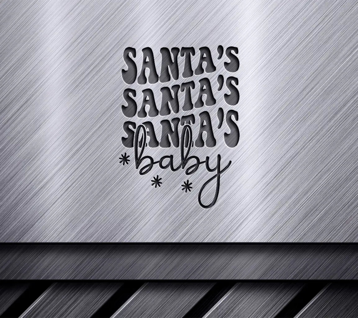 Santas Baby SVG  SVG