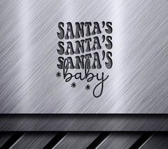 Santas Baby SVG  SVG