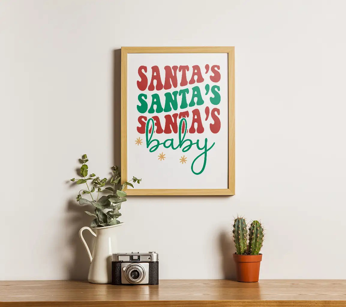 Santas Baby SVG  SVG