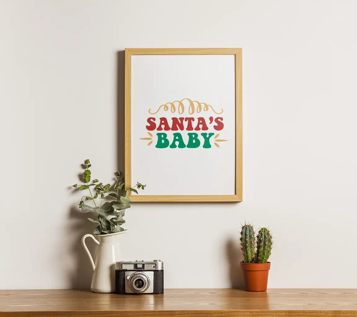 Santas Baby Christmas SVG  SVG