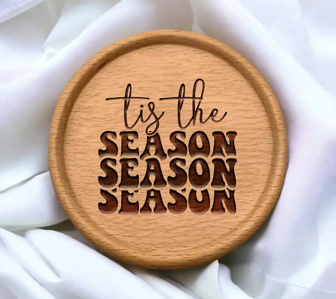 Retro Christmas Tis The Season SVG  SVG