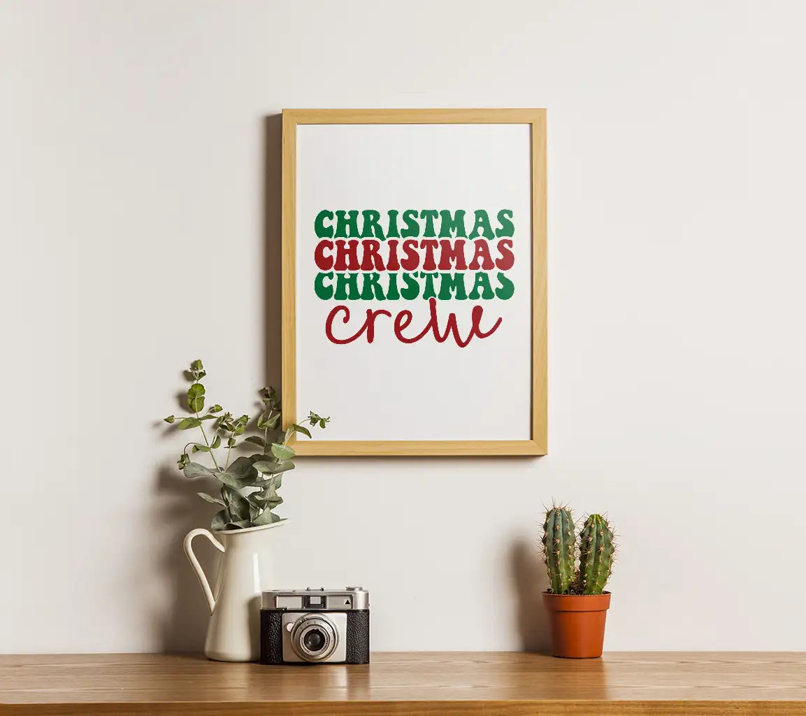Retro Christmas Crew SVG  SVG