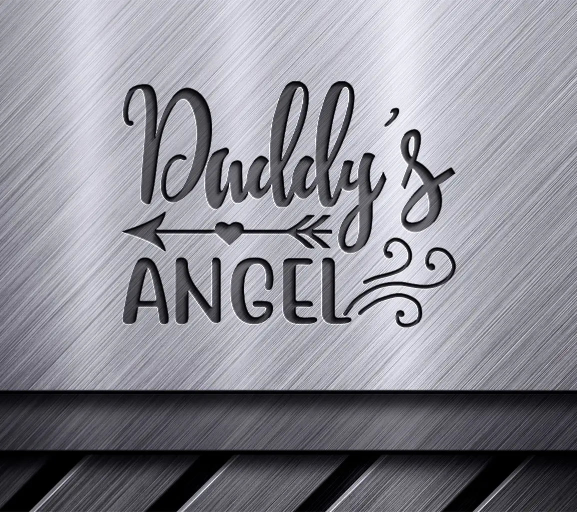 Daddys Angel SVG Design SVG