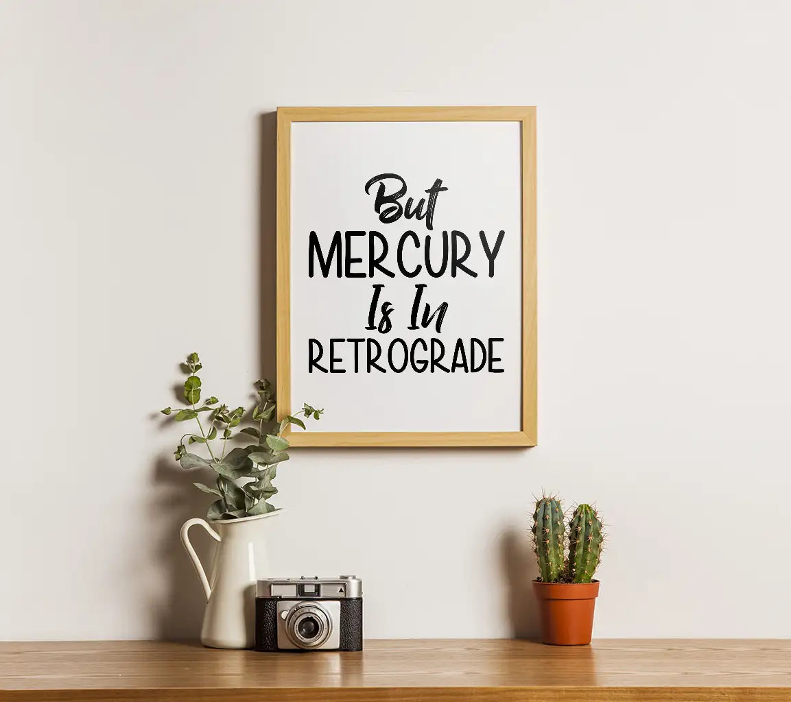 Mercury Retrograde SVG Design SVG