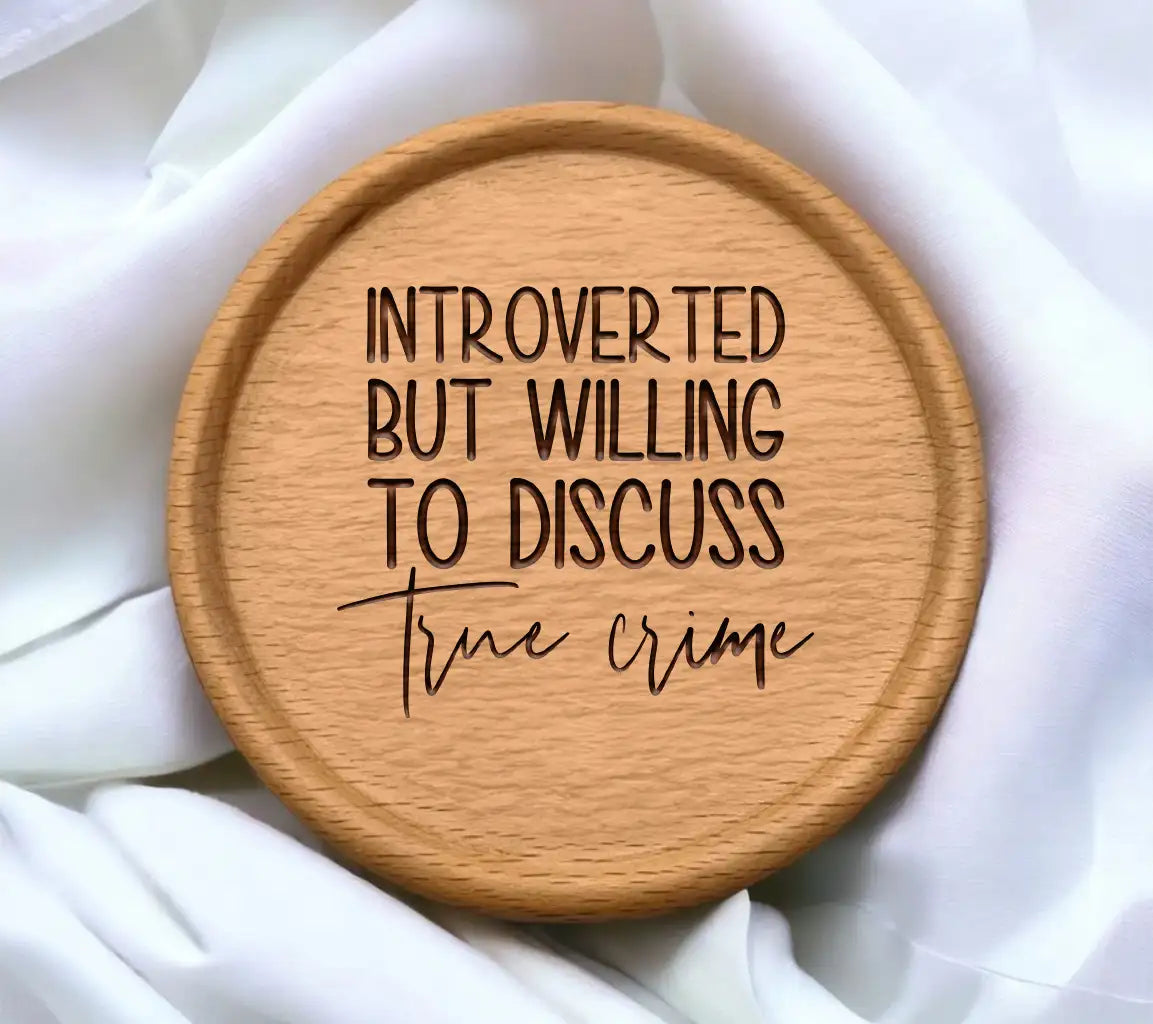 Introverted True Crime SVG SVG