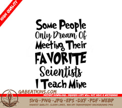 Science Teacher SVG  SVG
