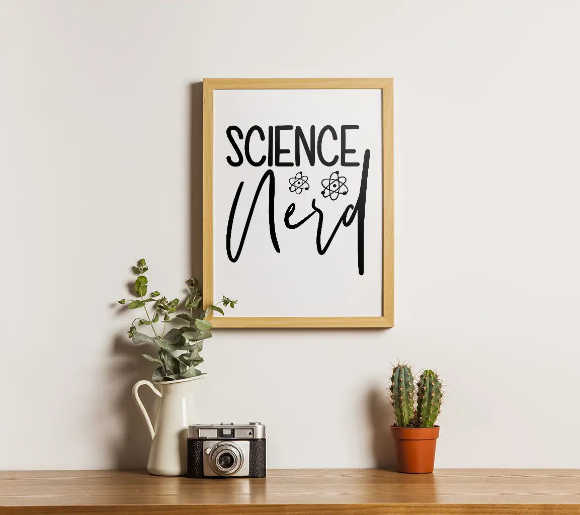 Science Nerd Atom Design SVG SVG