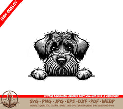 Shaggy Whiskers Griffon SVG PNG JPG AI PDF DXF EPS and WebP Digital Download 
