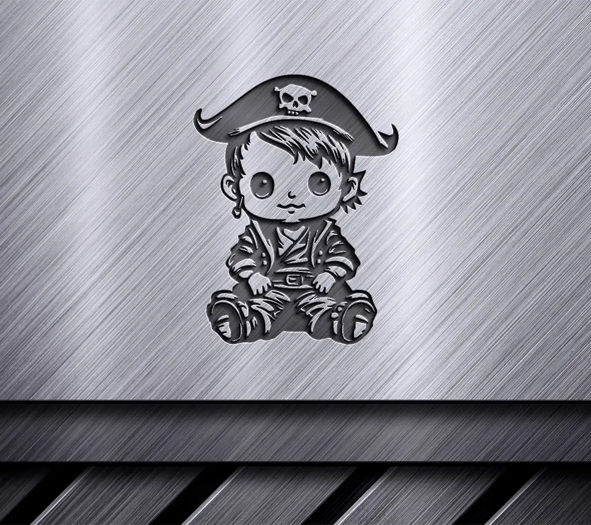  Baby Pirate SVG - Simple Vector Design SVG