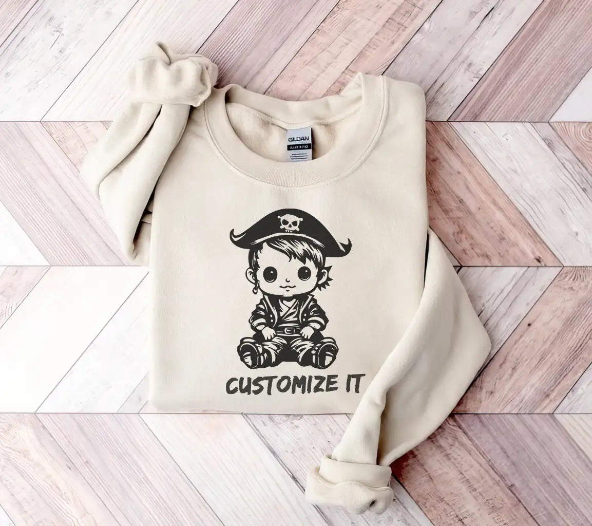  Baby Pirate SVG - Simple Vector Design SVG