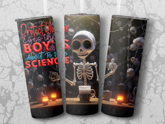 Skeleton Performing Science, 20oz Skinny Tumbler Wrap Sublimation Desi | Skeleton Performing Science, 20oz Skinny Tumbler Wrap Sublimation Design, Tumbler PNG Instant Digital Download, Straight