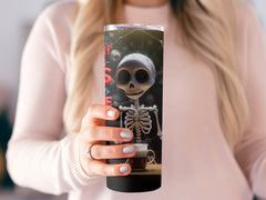 Skeleton Performing Science, 20oz Skinny Tumbler Wrap Sublimation Desi | Skeleton Performing Science, 20oz Skinny Tumbler Wrap Sublimation Design, Tumbler PNG Instant Digital Download, Straight