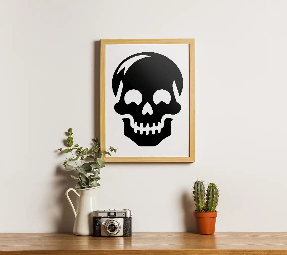  Skull Silhouette SVG - Intriguing Vector Icon SVG