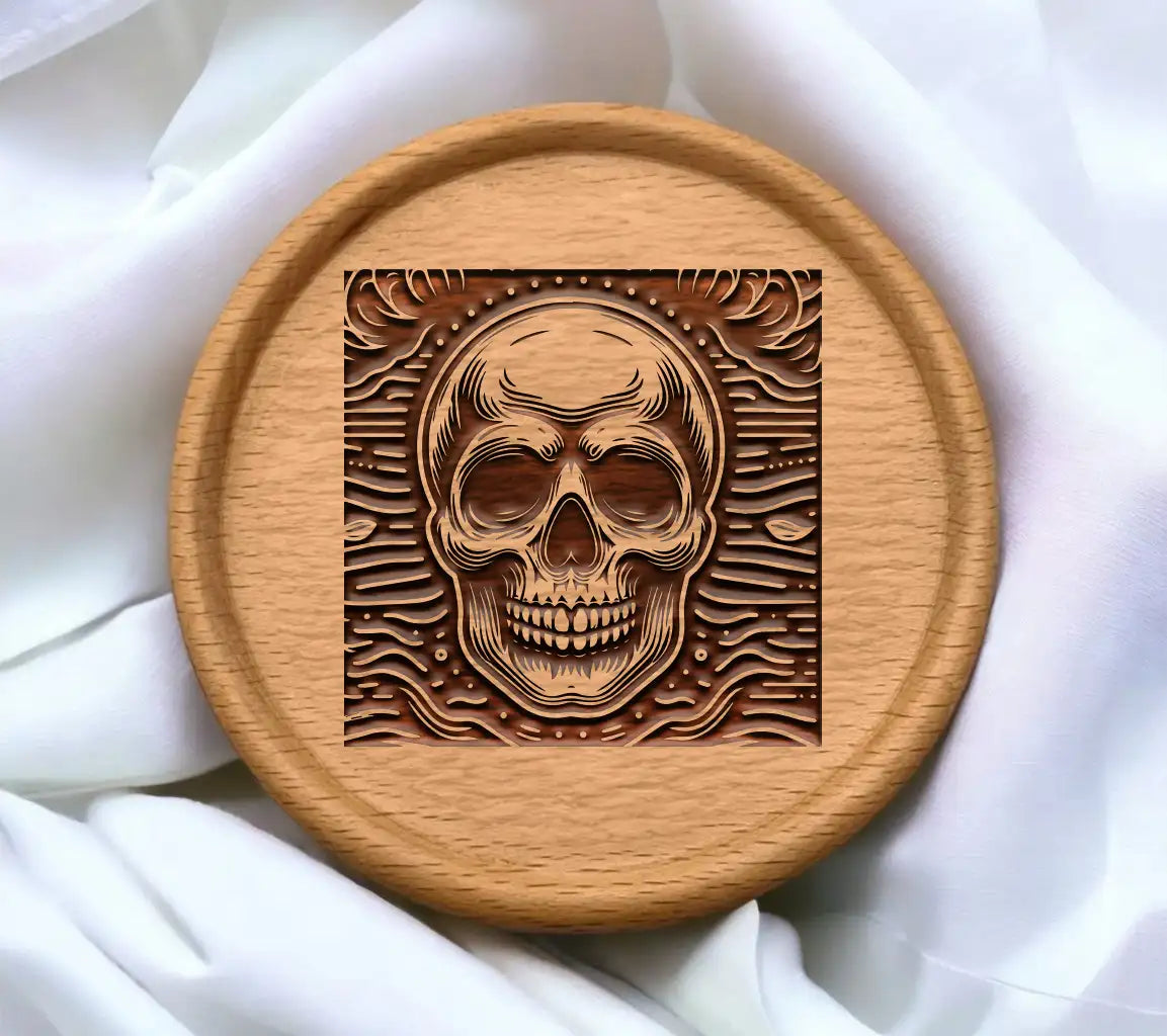  Skull SVG - Vector Outline Illustration SVG