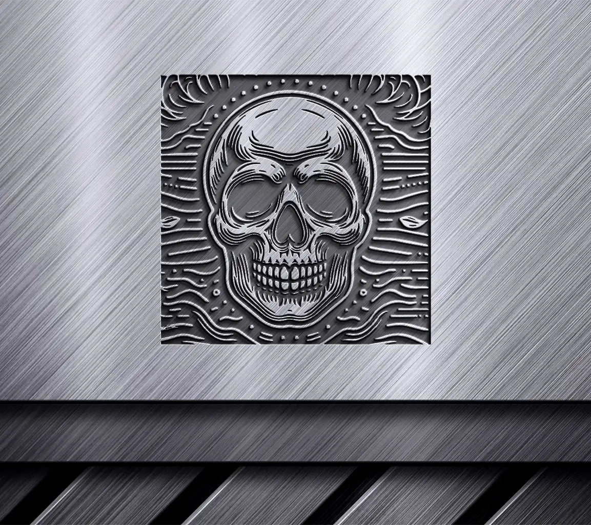  Skull SVG - Vector Outline Illustration SVG