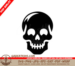  Skull Silhouette SVG - Intriguing Vector Icon SVG