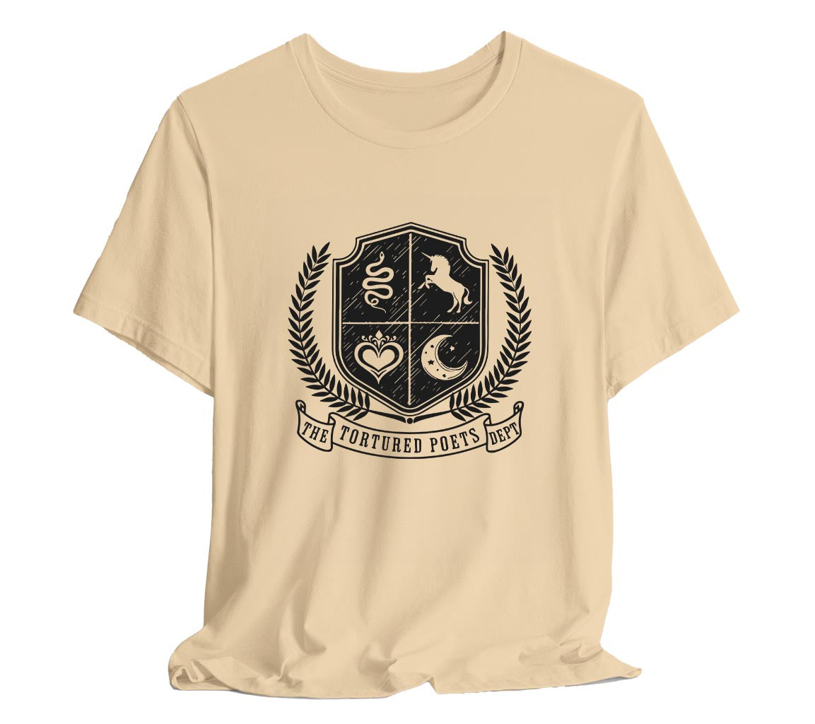 The Tortured Poets Department Quadrant T-Shirt | TTPD T-Shirt Featurin | Taylor Swift Inspired Adult Unisex Bella + Canvas