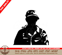 Soldier Digital Design File in Multiple Formats (SVG, PNG, JPG, AI, PDF, DXF, EPS, WebP) 
